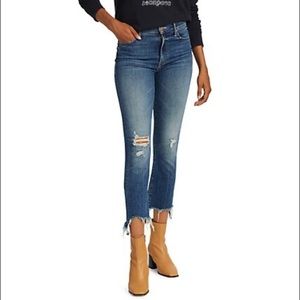 MOTHER DENIM - The Insider High Rise Step Hem Crop Jean